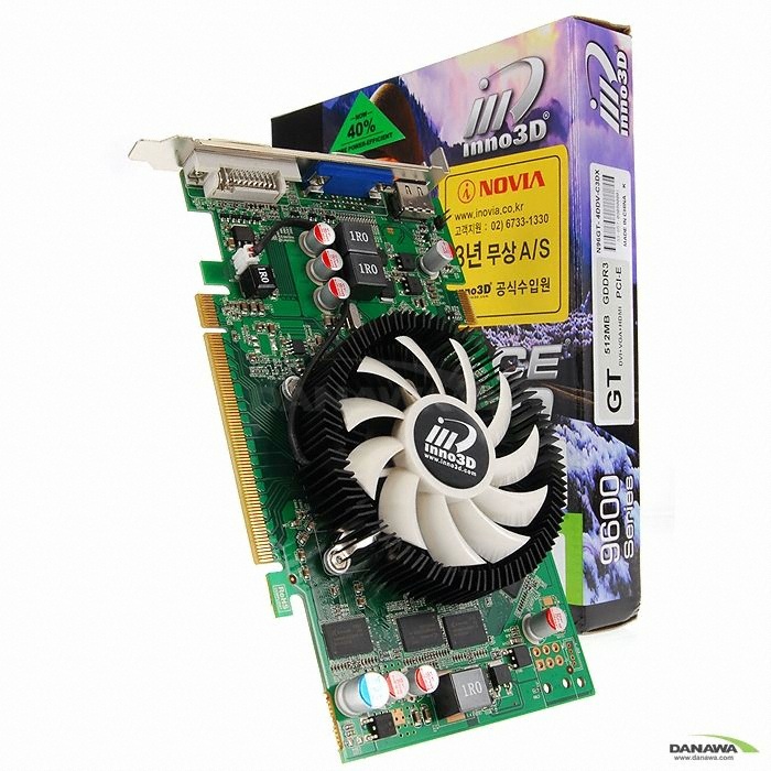 INNO3D 지포스 9600GT GREEN HDMI 512MB_이미지