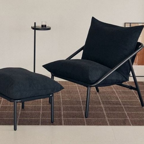 지누스 에이다 패브릭 소파 1인용 (스툴포함)_이미지