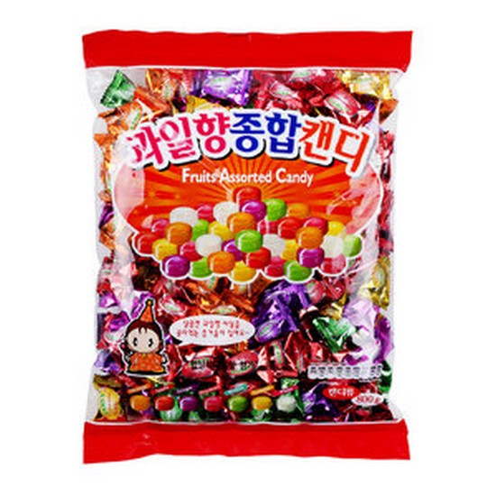 칠성무역 과일향 종합캔디 800g (1개)_이미지