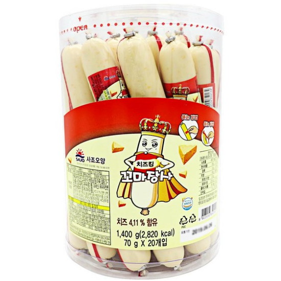 사조대림 오양 치즈킹 꼬마장사 70g (40개)