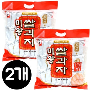 우리씨앤디 미왕 쌀과자 250gx2개/달콤고소쌀과자/쌀로별/조청유과/아침간식_이미지