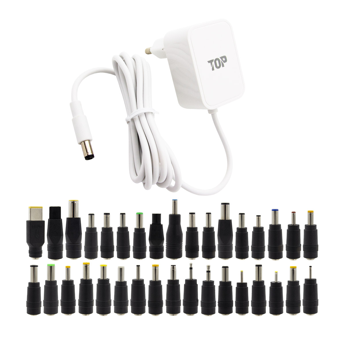 HDTOP DC 5V 2A SMPS 화이트 어댑터 (HT-AD158 / 34종 젠더)