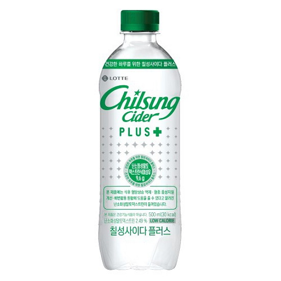 롯데칠성음료 칠성사이다 플러스 500ml (48개)_이미지