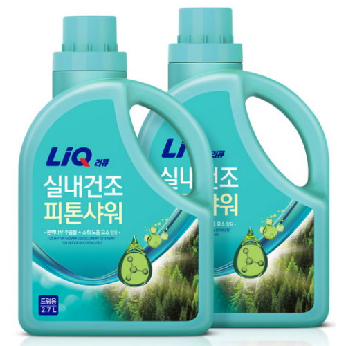  리큐 실내건조 피톤샤워 드럼용 2.7L [2개]