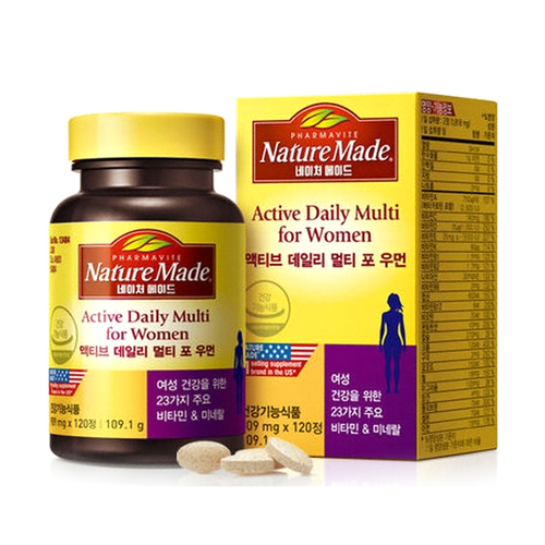 액티브 데일리 멀티 포 우먼 120정