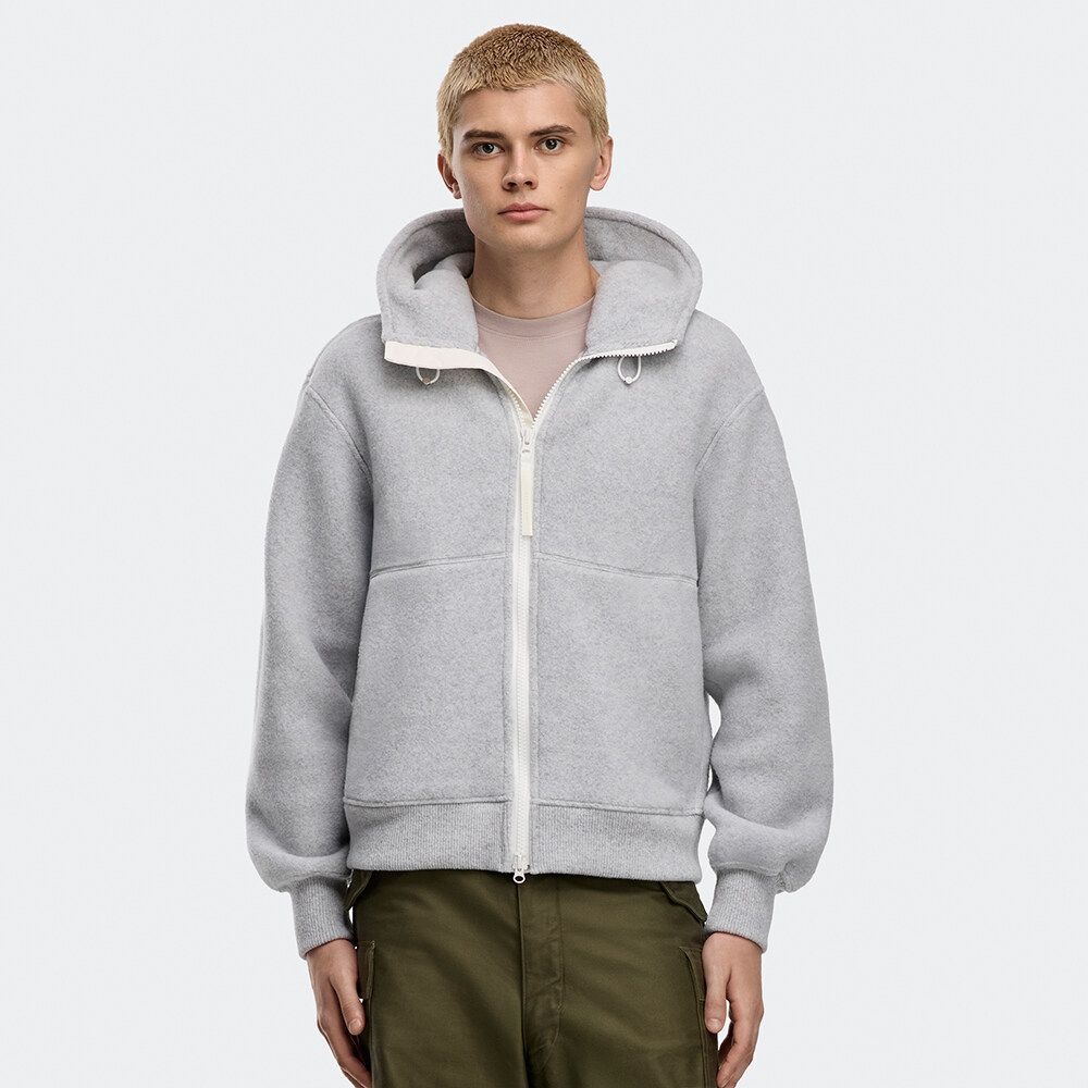 캐나다구스 남성 칠리왁 플리스 봄버 Silver _Q265AMJW02SIN