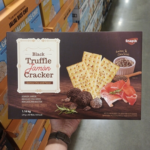 에스씨코리아 스내픽 블랙 트러플 하몽 크래커 1.16kg [1개]