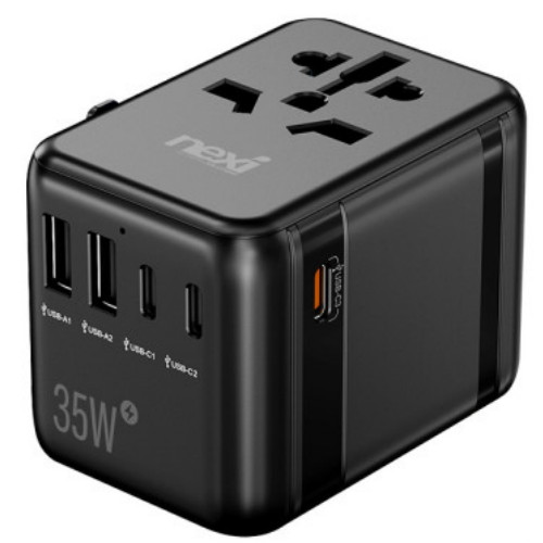 리버네트워크 NEXI 35W 10A 여행용 멀티 플러그 NX-TA661_이미지