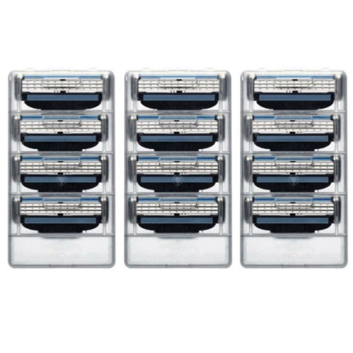 질레트 마하3 호환 3중 면도날 (12개)_이미지