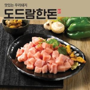 도드람푸드 도드람한돈 등심 카레용 500g (1개)_이미지