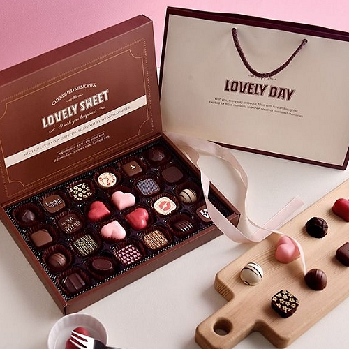 상상앤드 화이트데이 수제 초콜릿 선물 세트_러블리데이 24구_이미지