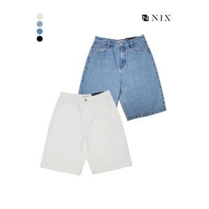 닉스 여 코튼 컬러 워싱 5부 버뮤다FNQMDDH550M 833628_이미지