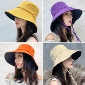 오너클랜 SK stoa 두가지스타일 여성 여름모자 비치 넓은챙 양면 버킷햇 WA03B1D 행복한 쇼핑 SK스토아_이미지