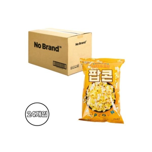 이마트 노브랜드 노브랜드 버터 솔트 팝콘 100g (24개)