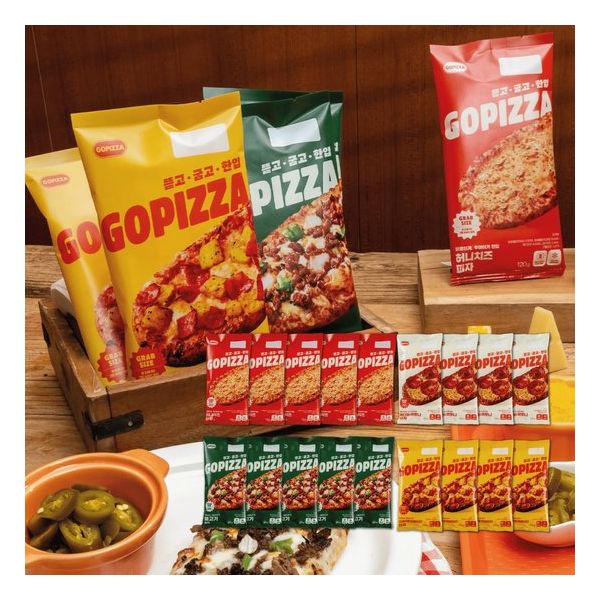 한맥홈푸드 고피자 불고기5개 + 허니치즈5개 + 페퍼로니4개 + 포테이토앤베이컨4개_이미지