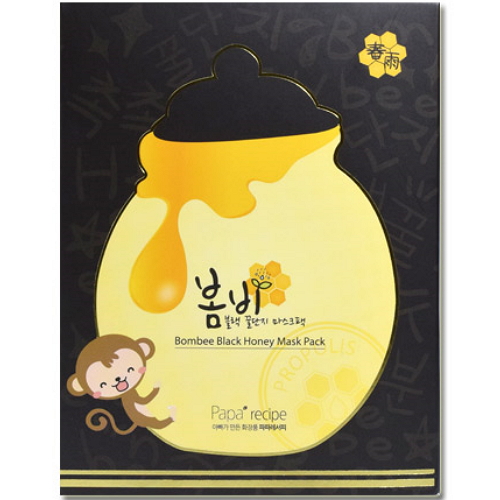 파파레서피 봄비 블랙 꿀단지 마스크시트 (10매)_이미지