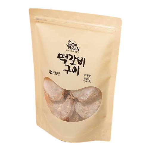 온밥엔 떡갈비구이 순한맛 500g
