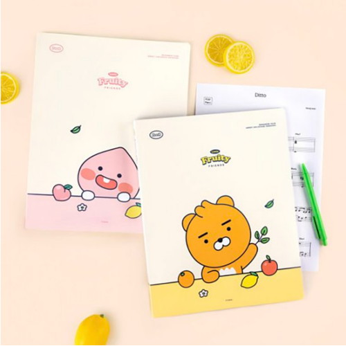 카카오프렌즈 리틀 프루티 40P 클리어 파일