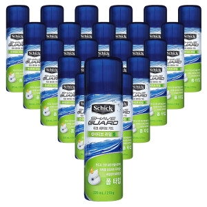 쉬크 쉐이브가드 센시티브 라임 폼 220ml (20개)