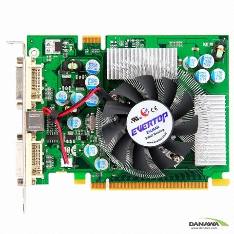 EVERTOP ������ 8600GT ���� OC2 1.0ns 256MB �߸�