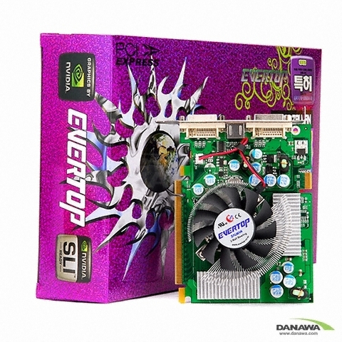 EVERTOP ������ 8600GT ���� OC2 1.0ns 256MB �߸�