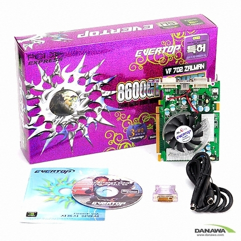 EVERTOP 지포스 8600GT 쿠페 OC2 1.0ns 256MB 잘만_이미지