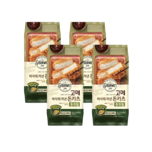 CJ제일제당 고메 바삭 튀겨낸 통등심 돈카츠 450g (4개)_이미지