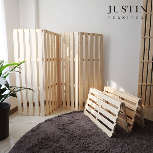 저스틴퍼니처 지그재그 접이식 원목 매트리스 깔판 SS_이미지