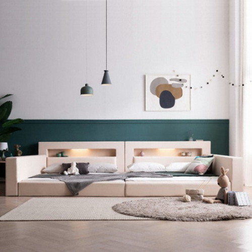 렉스 가드형 LED 패밀리침대 Q+Q