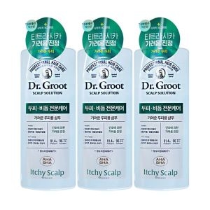 LG생활건강 닥터그루트 스칼프 솔루션 샴푸 가려운 두피용 700ml (3개)