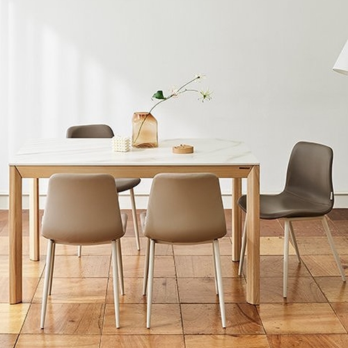 한샘 유로 503 디아고 통세라믹 원목 식탁 1350 (의자별도)_이미지