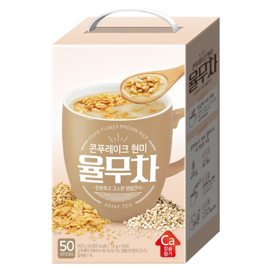 담터 콘푸레이크 현미 율무차 50T (2개)_이미지