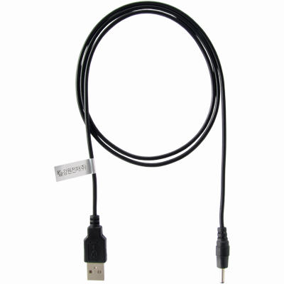 강원전자 NETmate USB to DC 플러그 3.5x1.4mm 전원 케이블 블랙 (NMC-UP1415, 1.5m)_이미지