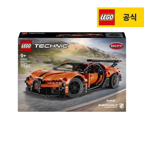 레고 Bugatti Chiron Pur Sport 하이퍼카 (42222) (일반구매)