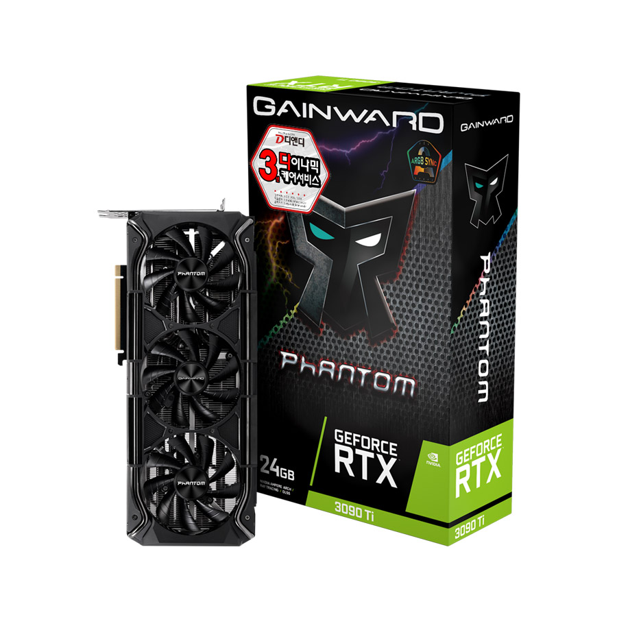 GAINWARD ������ RTX 3090 Ti ���� D6X 24GB