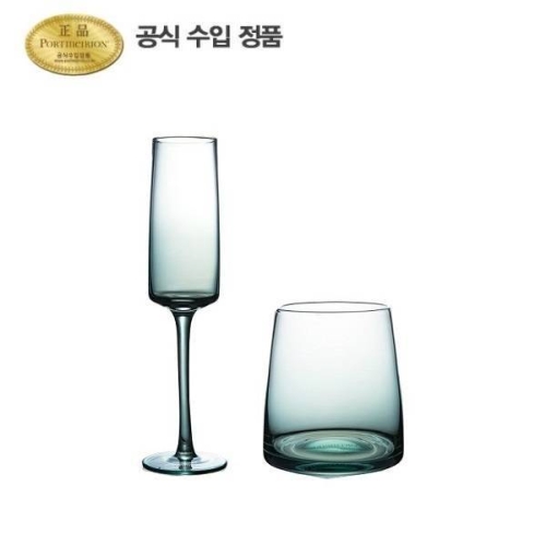 포트메리온 아트리움 샴페인잔+와인잔 1인조 세트_이미지