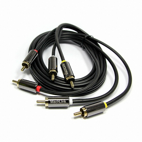 마하링크 3RCA to 3RCA 케이블 (ML-3RH100, 10m)_이미지