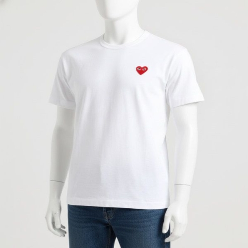 알렉산더맥퀸 COMME DES GARCONS 레드하트 와펜 반팔티 AX T108 051 2 P1T108 AZ 821957