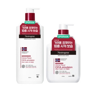 뉴트로지나 노르웨이전 인텐스 리페어 시카 에멀젼 310ml+450ml (310ml 1개+450ml 1개)_이미지