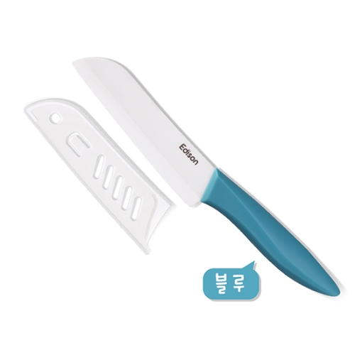 에디슨 세라믹 이유식 칼 블루 1개_이미지