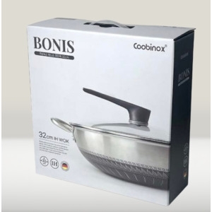 보니스 파티웍 32cm CO-15-10 대게 찜솥 웍팬