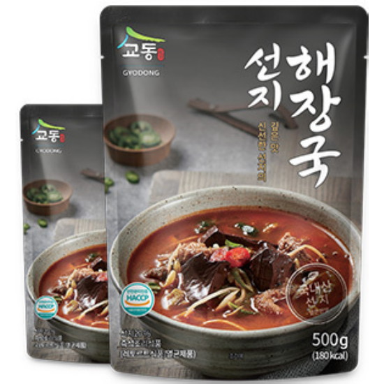 교동식품 선지해장국 500g (4개)