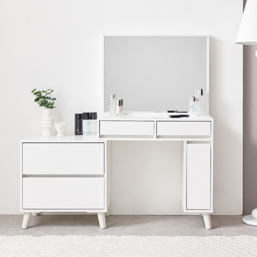 동서가구 피츠 이자벨 수납 거울 확장형 화장대 800_이미지