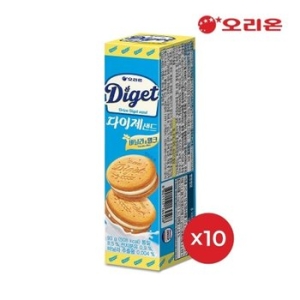 다이제샌드 바닐라밀크 2p 93g X 10개