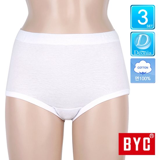 BYC 데오니아 순면 맥시 팬티 3종세트 BYD7530이미지입니다. 누르면 해당 게시물로 새창이동합니다.