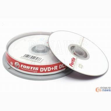 Fortis DVD+R DL 8.5GB 2.4x 케익 10장_이미지