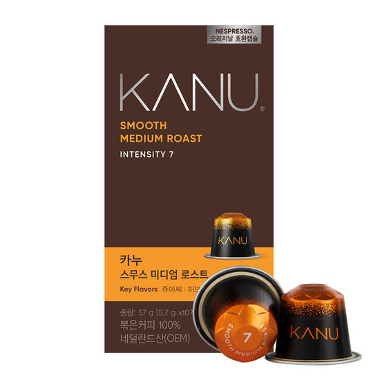 동서식품 카누 스무스 미디엄 로스트 캡슐커피(네스프레소 호환) 10캡슐 (4팩)_이미지