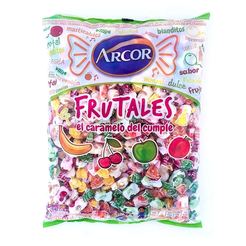 Arcor 아크로 프루테일 800g 4가지맛 FRUTALES Arcor Chewable Candies, Assorted F..