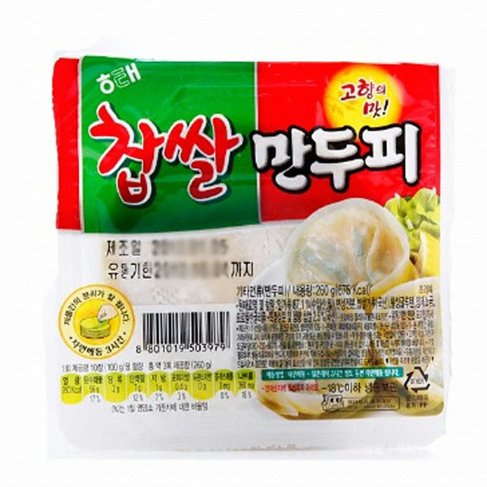해태제과 찹쌀 만두피 260g (1개)