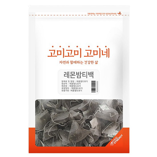 푸드시너지 고미네 고미고미 고미네 레몬밤 티백 50T (1개)_이미지
